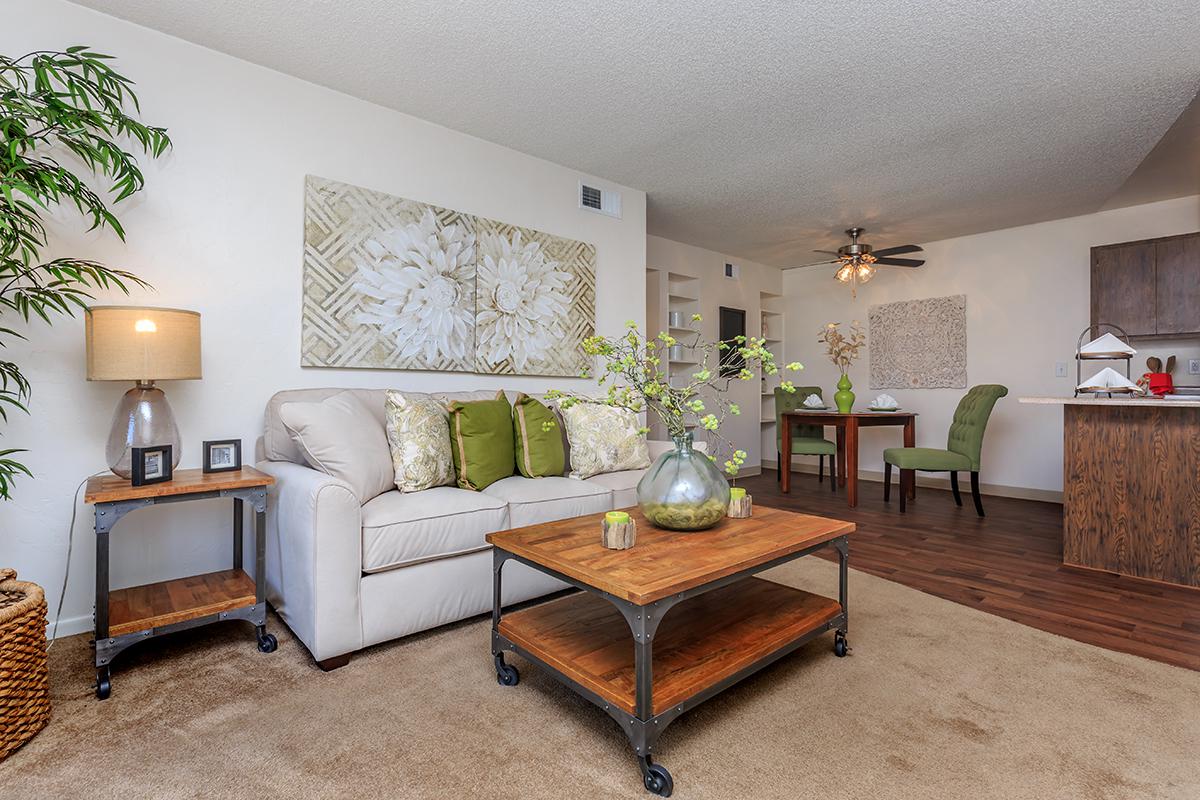 a living room filled with furniture and a fire place