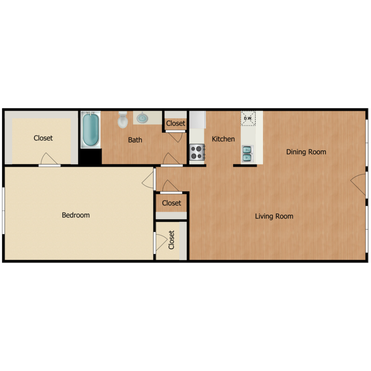 Floor plan image of A1