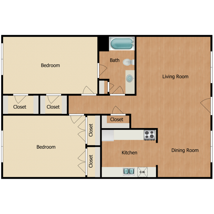 Floor plan image of B2