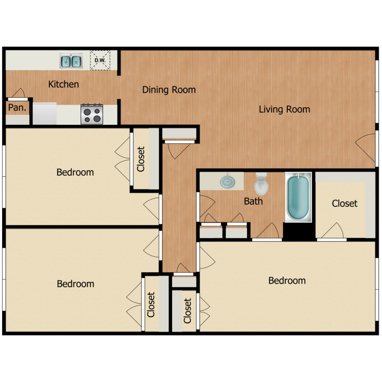 Floor plan image of C1