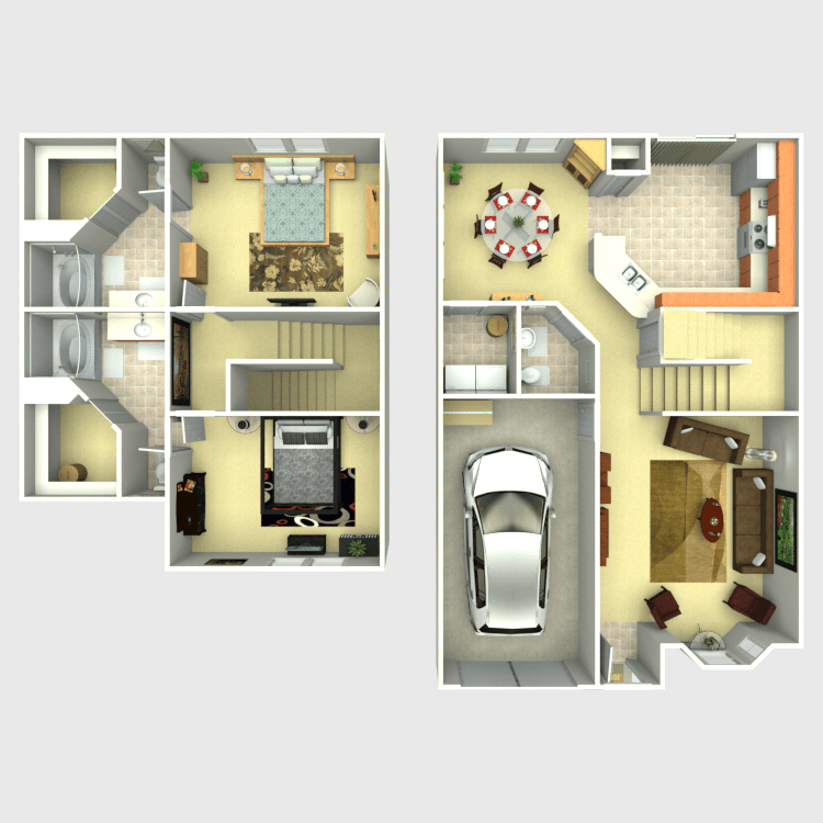Floor plan image of Maple Townhome
