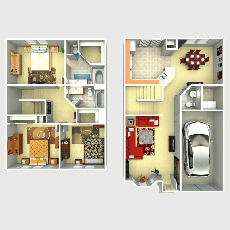 Floor plan image of Willow Townhome