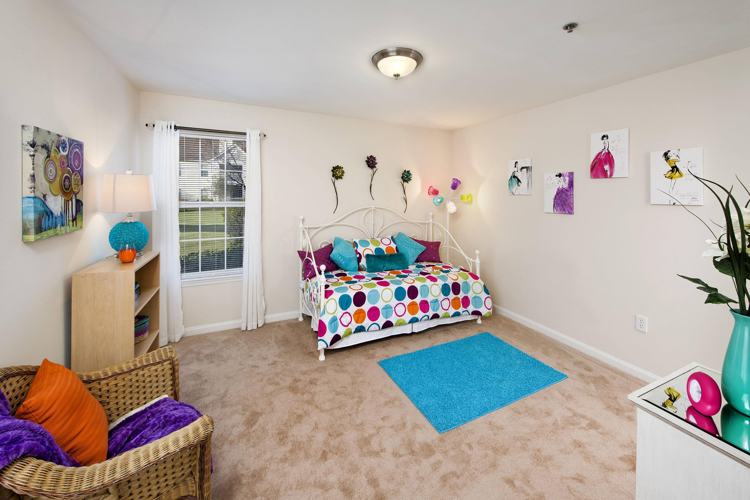 a living room filled with stuffed animals