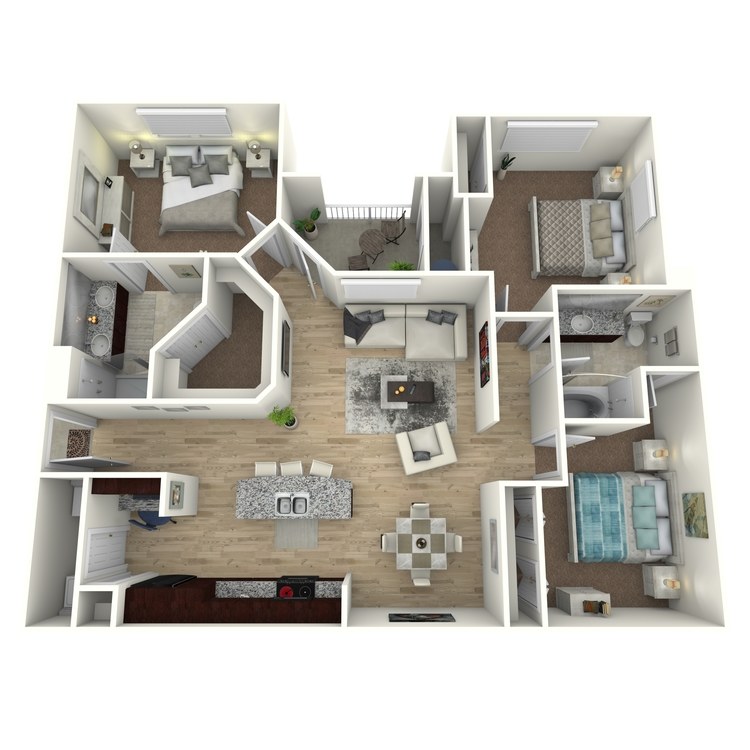 Floor plan image of C1