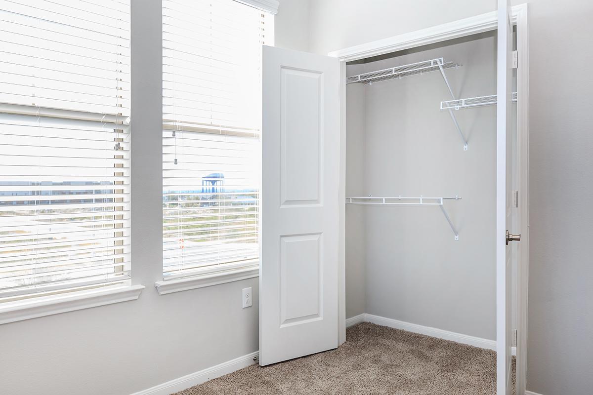 AMPLE CLOSET SPACE