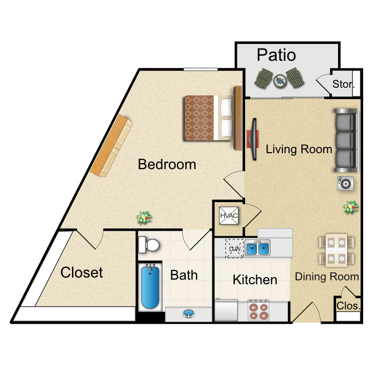 Floor plan image of K