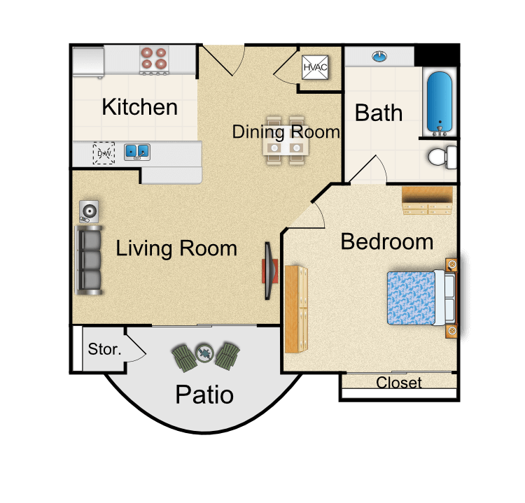 Floor plan image of E