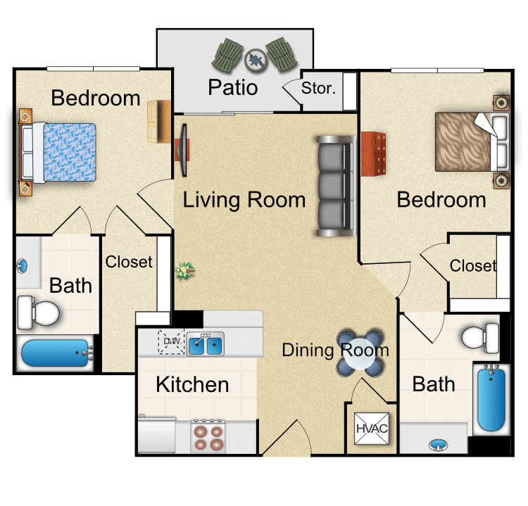 Floor plan image of Q