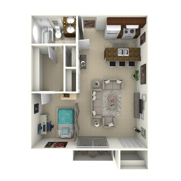 Floor plan image of Studio