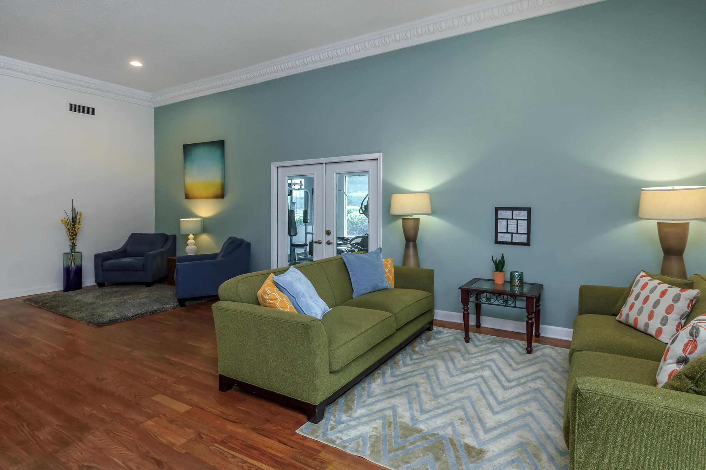 Newly Renovated Clubhouse Lounge  - The Ivy Apartments - Greenville - South Carolina
