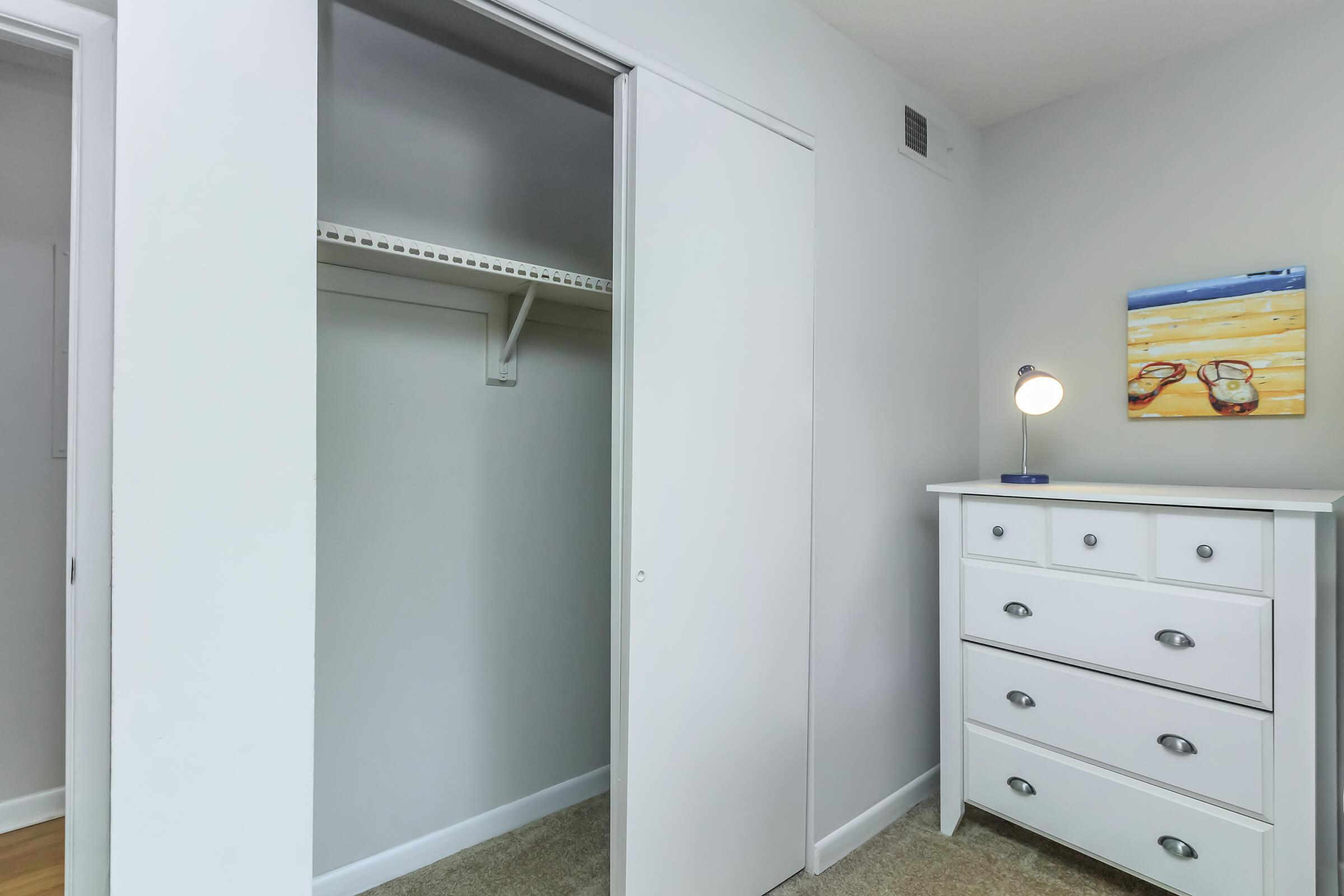 Bedroom with Large Closet  - The Ivy Apartments - Greenville - South Carolina