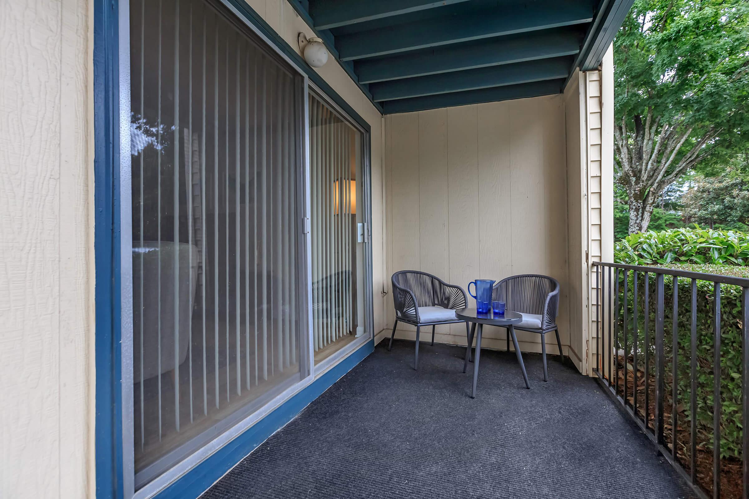 Private Balcony - The Ivy Apartments - Greenville - South Carolina