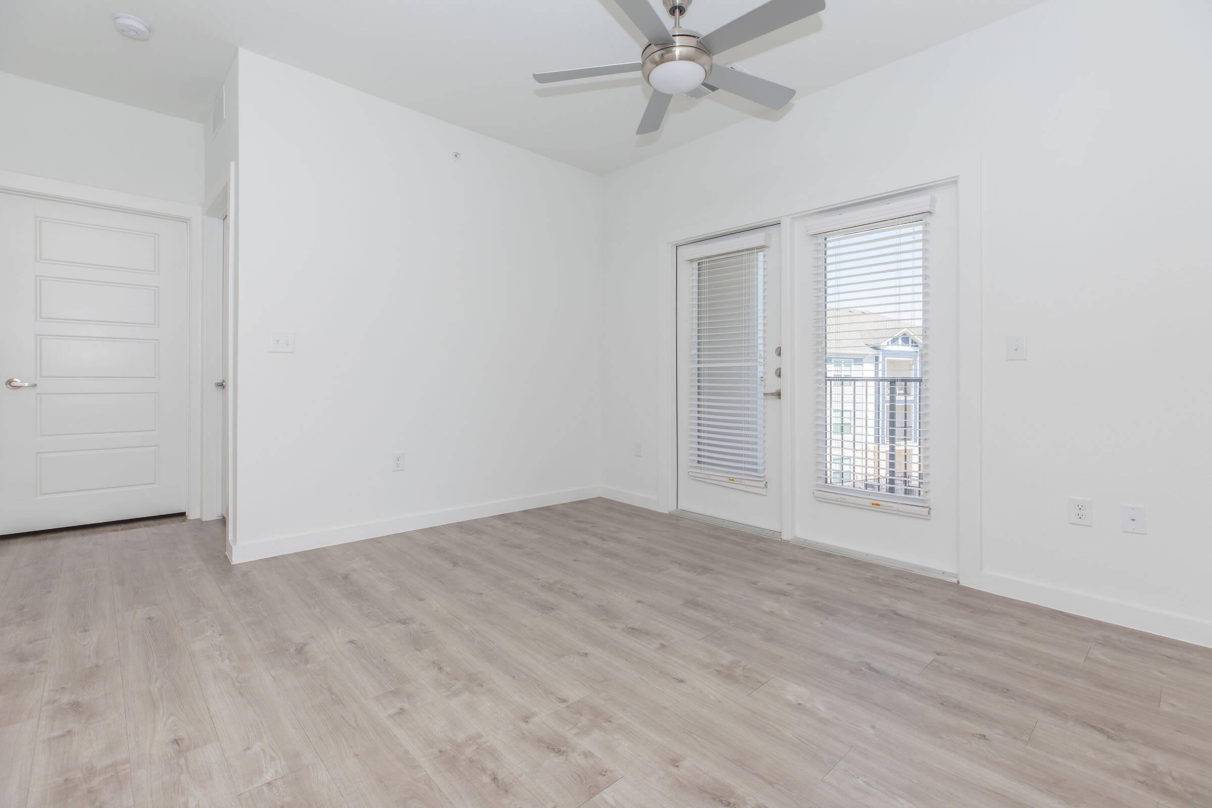 a room with a wooden floor