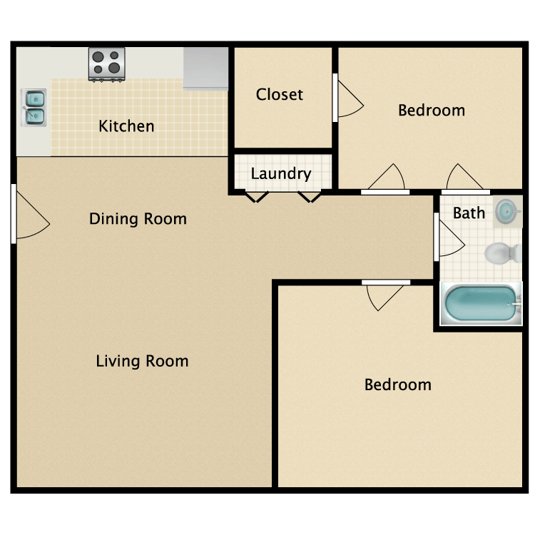 Floor plan image of The Dogwood/The Knox