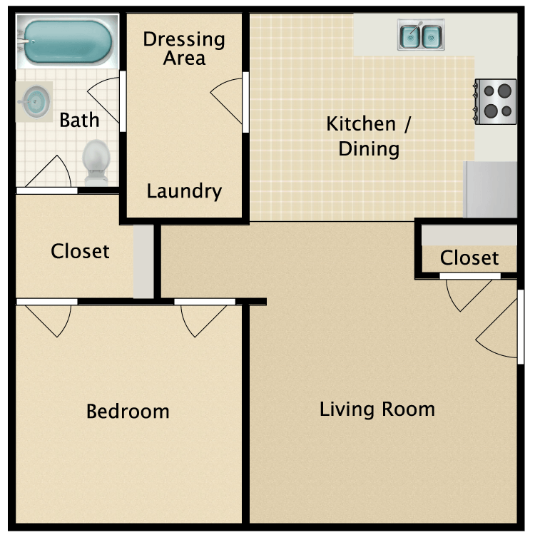 Floor plan image of The Maple/The Harpeth