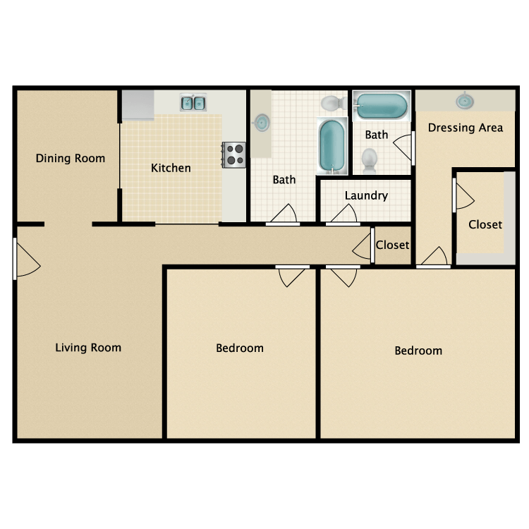 Floor plan image of The Palm