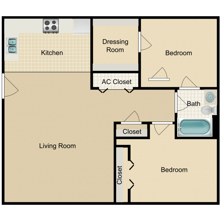 Floor plan image of The Sandpiper