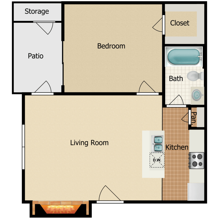 Floor plan image of Cypress