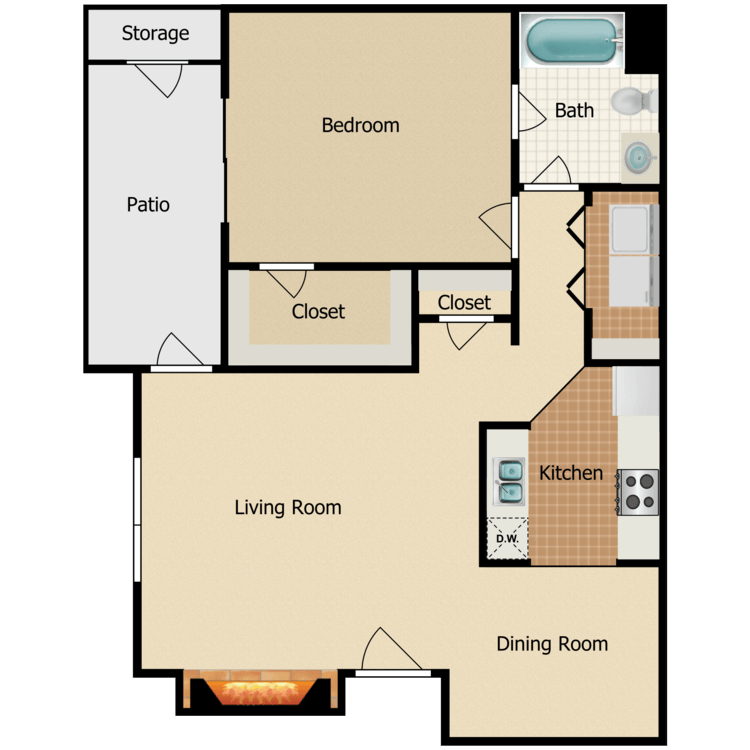 Floor plan image of Delphi