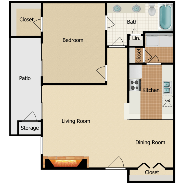 Floor plan image of Sparta