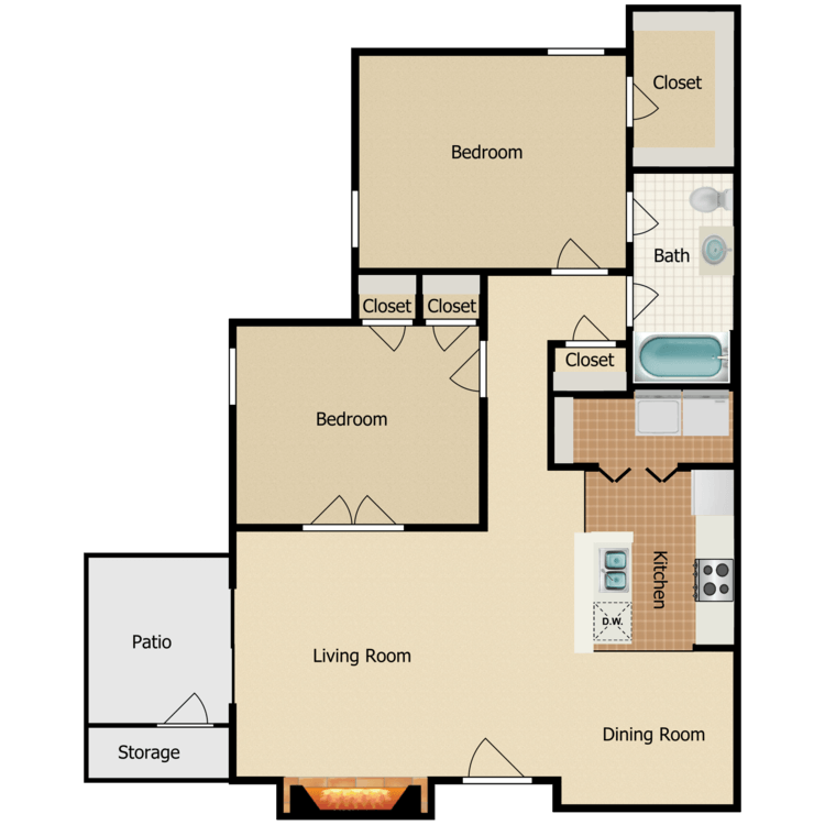 Floor plan image of Tuscany