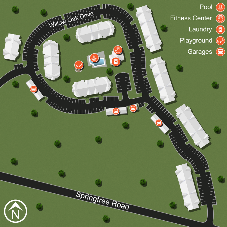 We make every effort to make our website accessible to anybody, especially those with disabilities. If you have question in terms of the relative location of an amenity or apartment home, please give us a call.