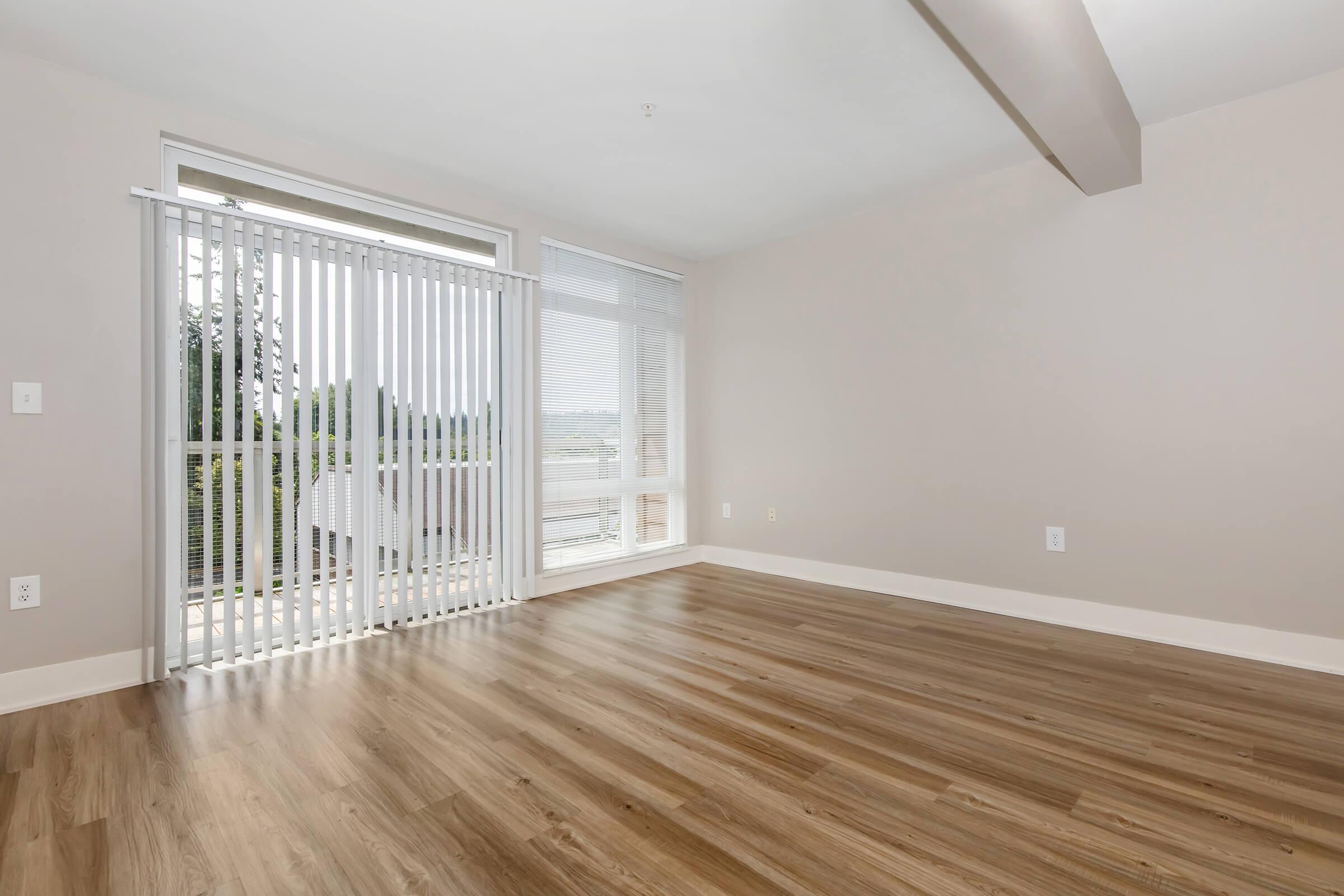 a room with a wooden floor