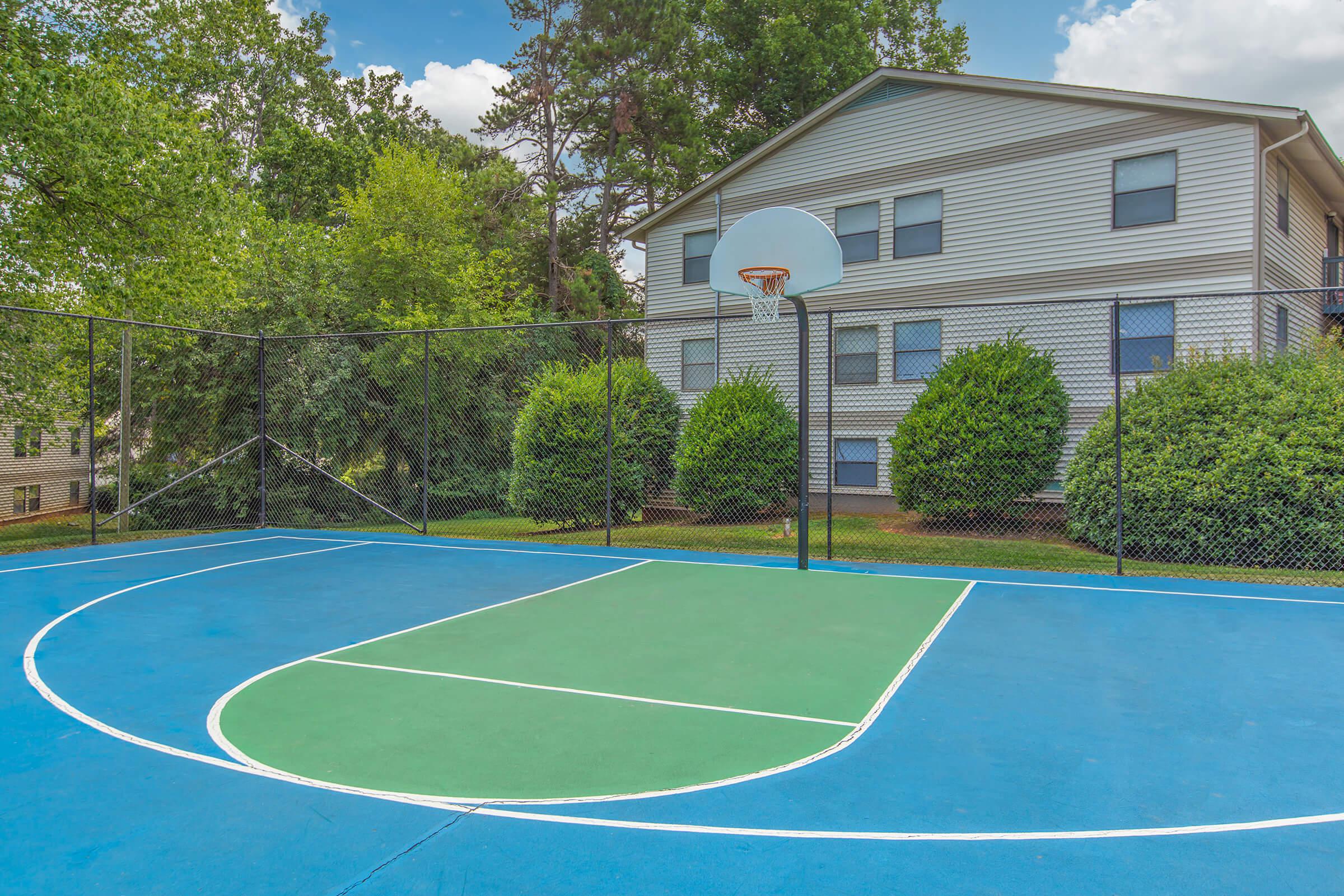 Updated Basketball Court - Edgewater Village Apartments - Greensboro - North Carolina