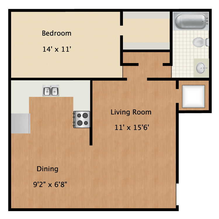 Floor plan image of The James