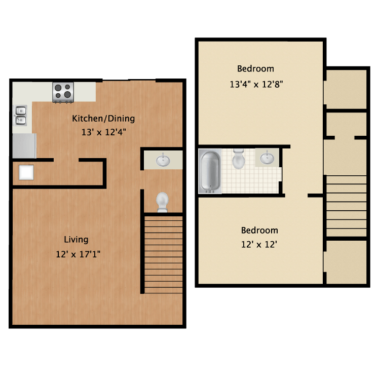 Floor plan image of The Washington