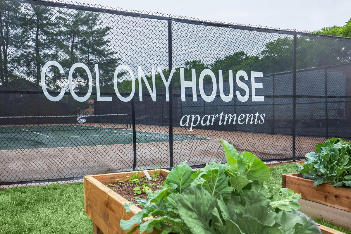 Gardening at Colony House 