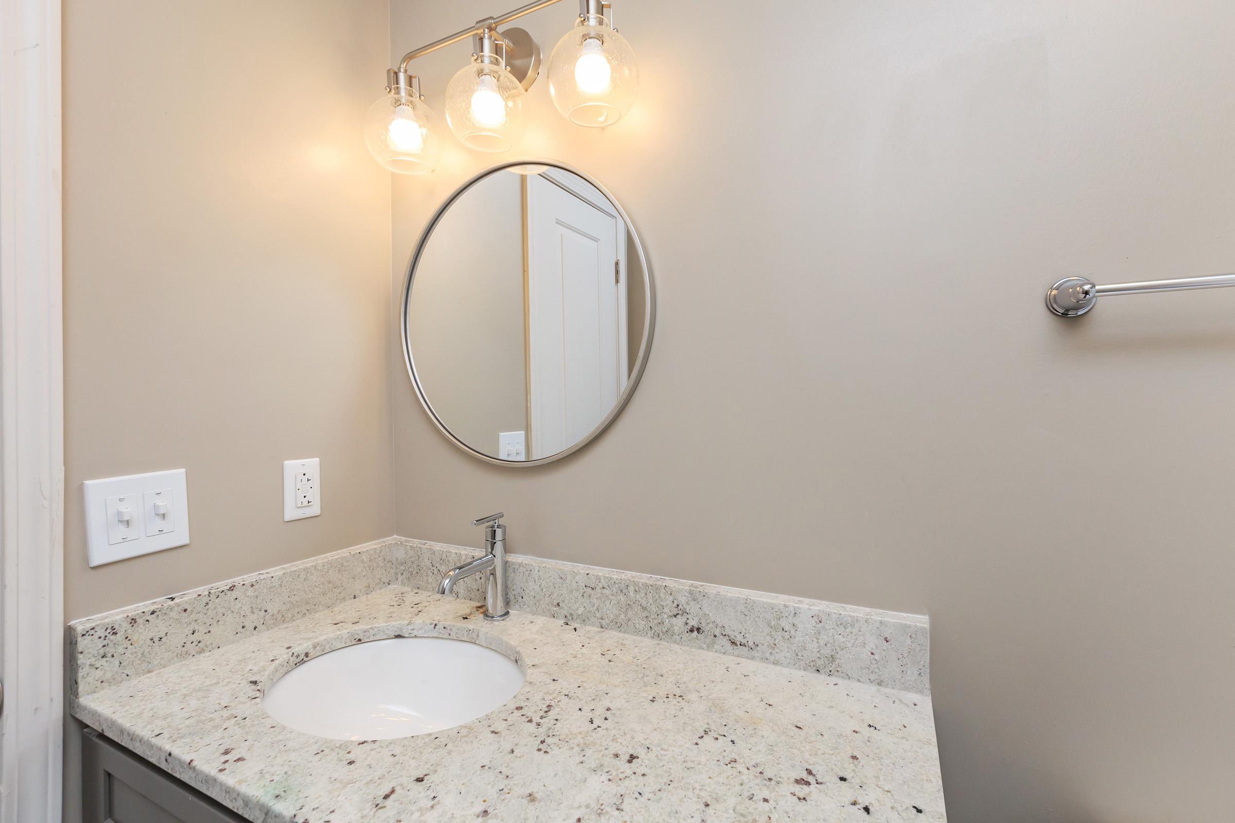 Beautiful Bathroom Countertops at The Franklin at Colony House in Murfreesboro, Tennessee