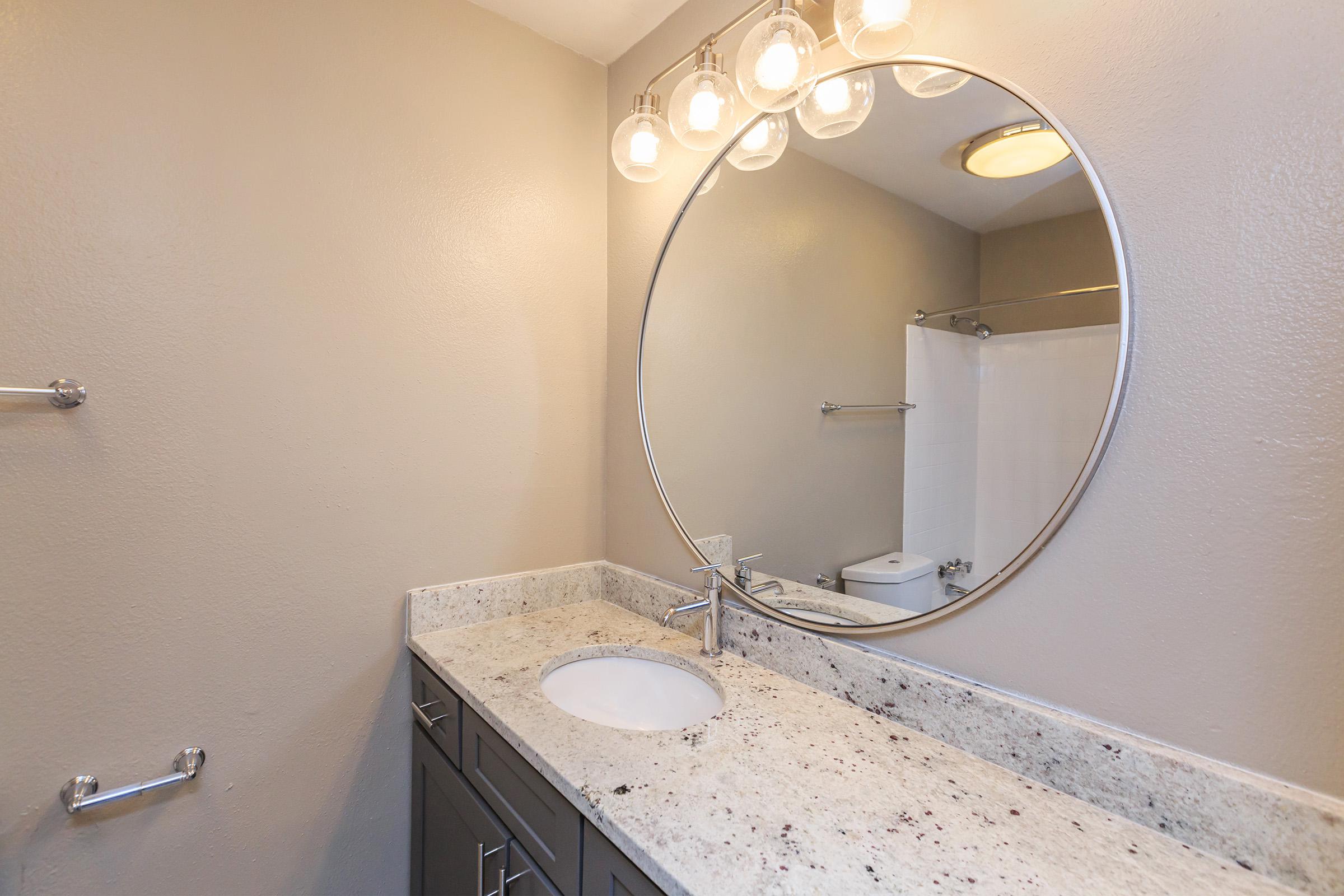 Chic Bathroom at The Franklin at Colony House in Murfreesboro, Tennessee