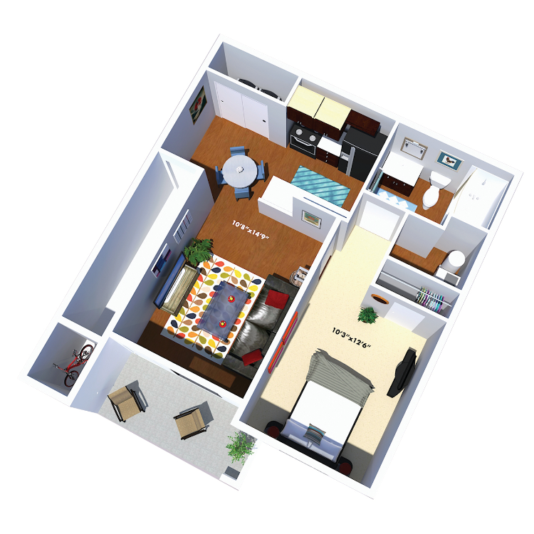 Floor plan image of The Hemingway