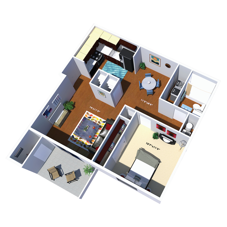 Floor plan image of The Thoreau