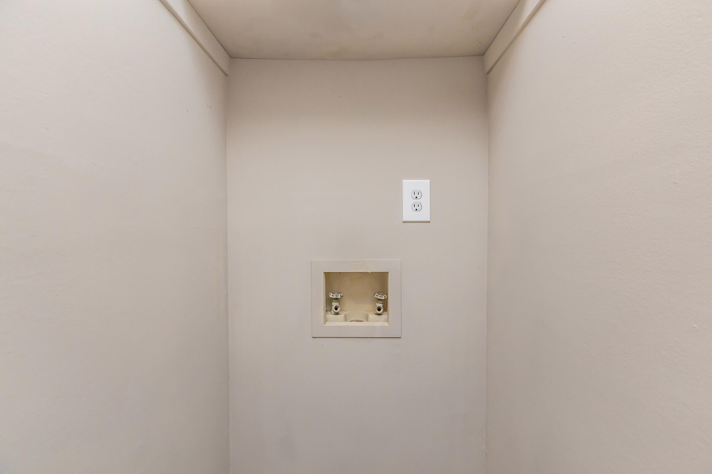 a close up of a door