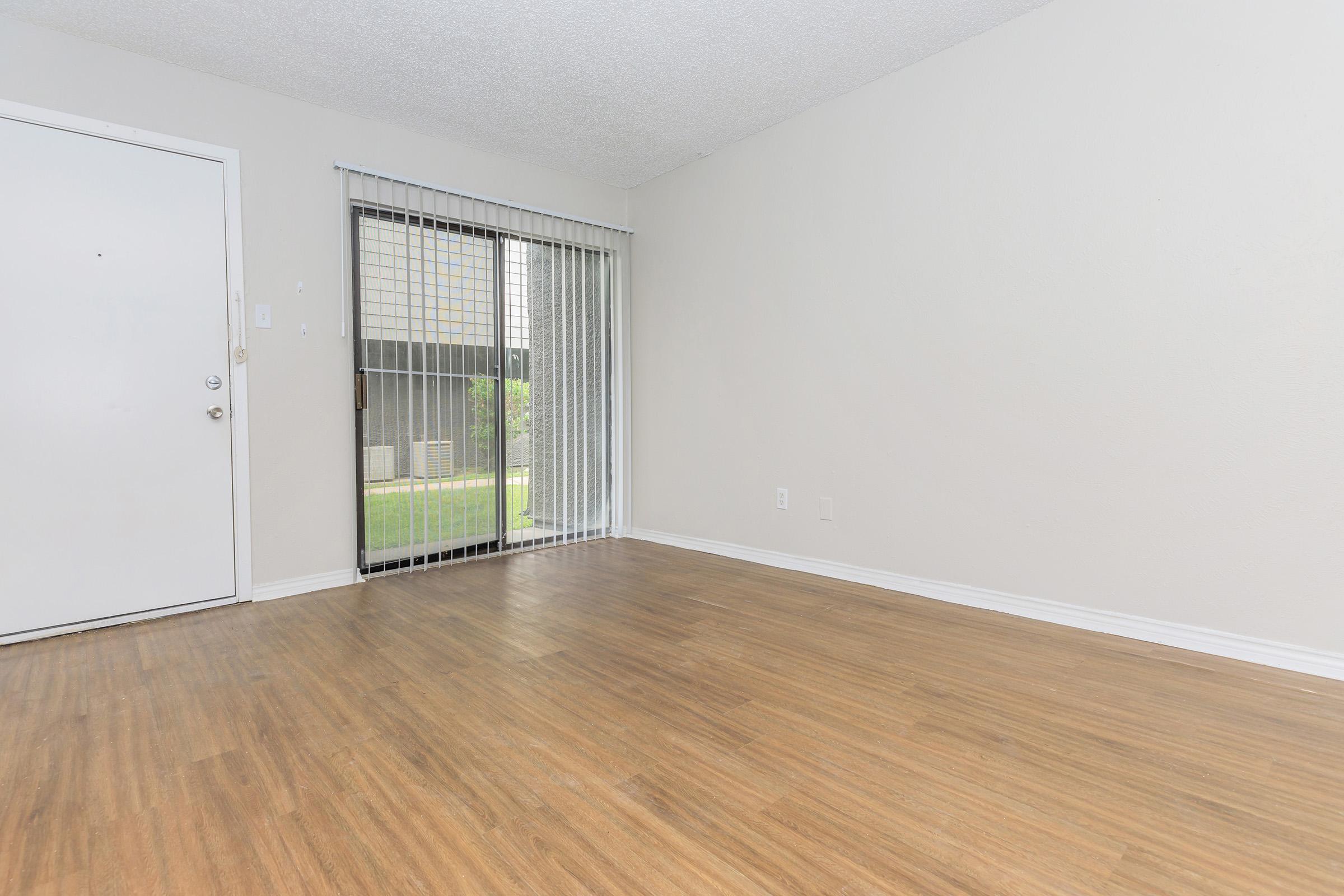 a room with a wooden floor