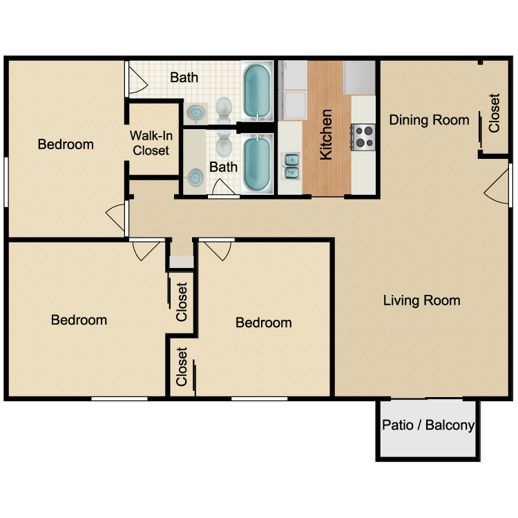 Floor plan image of The Hermitage