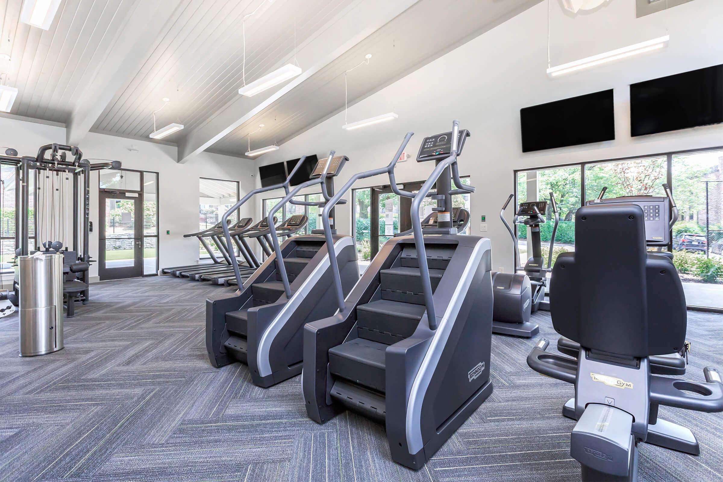 The fitness center at Gazebo Apartments in Nashville TN