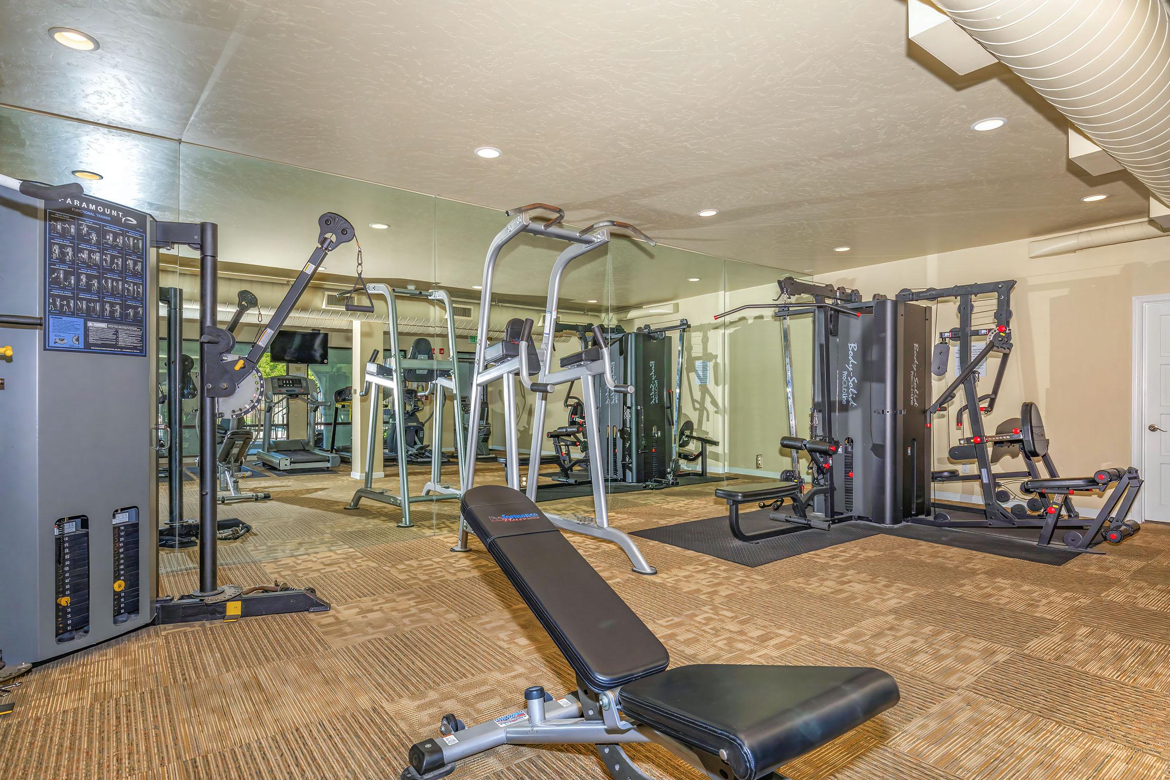 a room filled with furniture and a tv