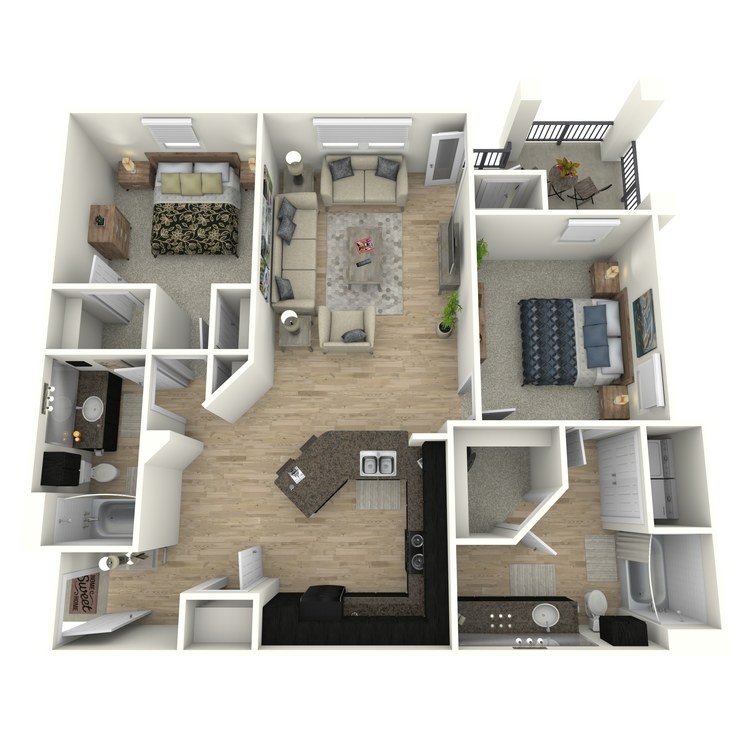 Floor plan image of B2