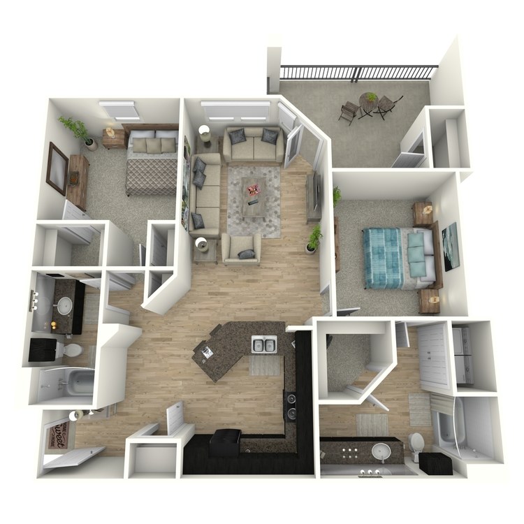 Floor plan image of B2-MID