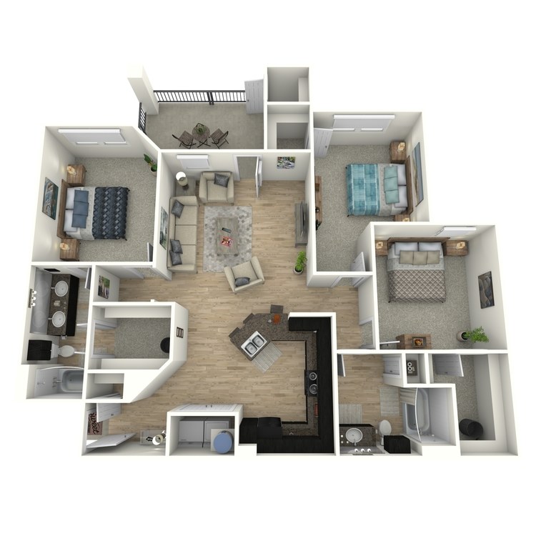 Floor plan image of C1