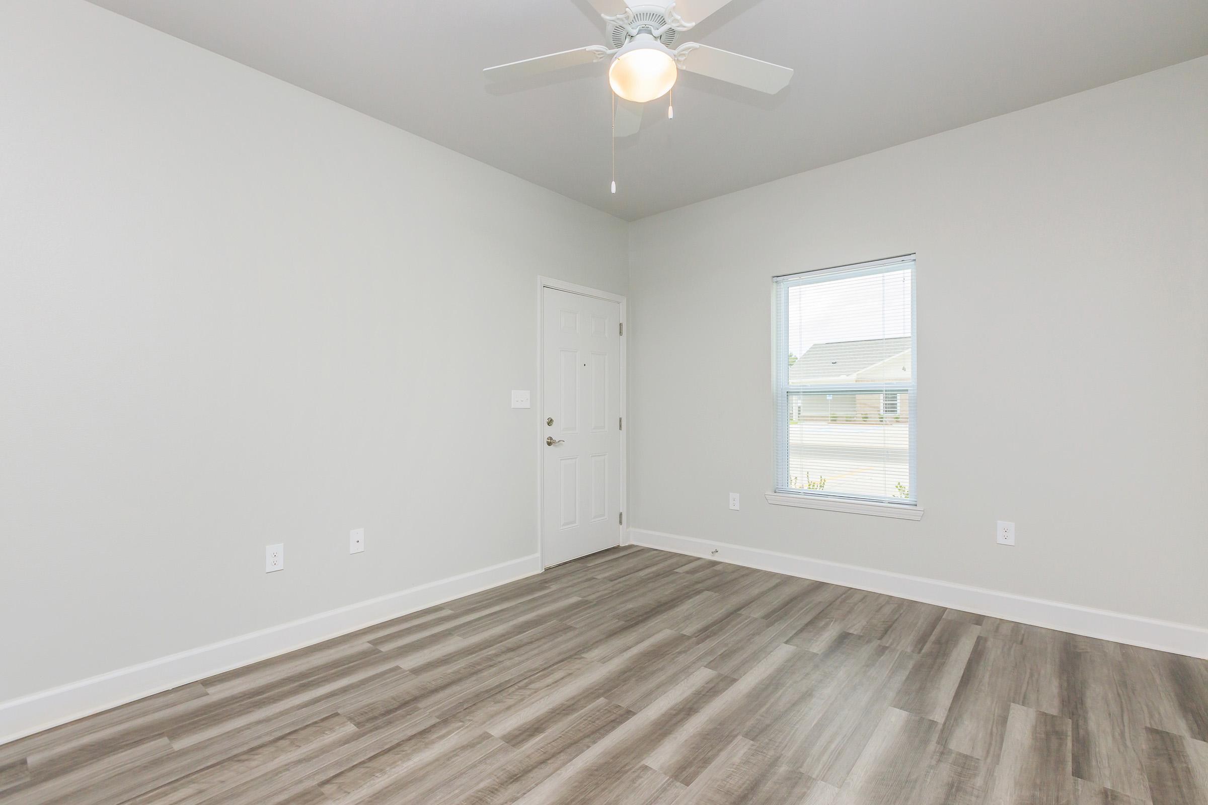 a room with a wooden floor