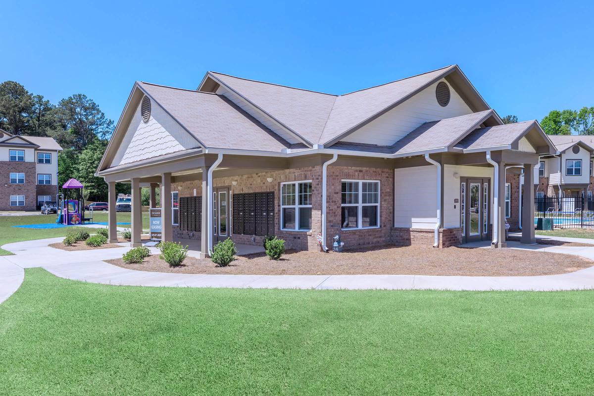 a large lawn in front of a house