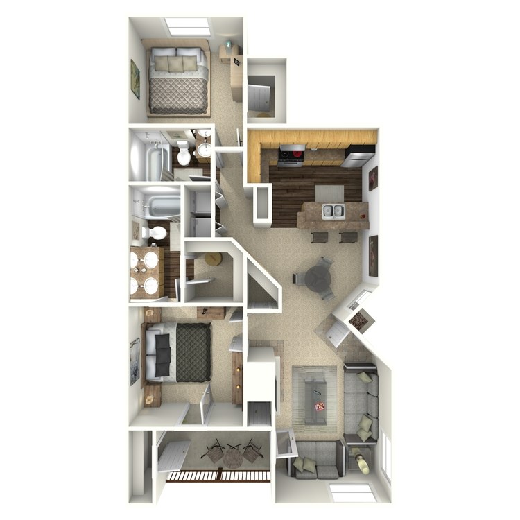 Floor plan image of Ponderosa