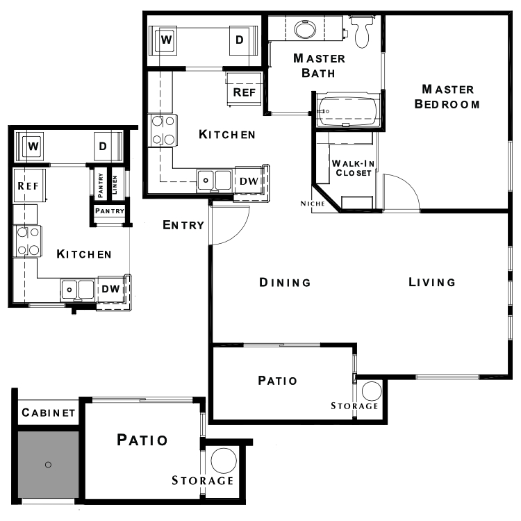 Floor plan image of The Oasis