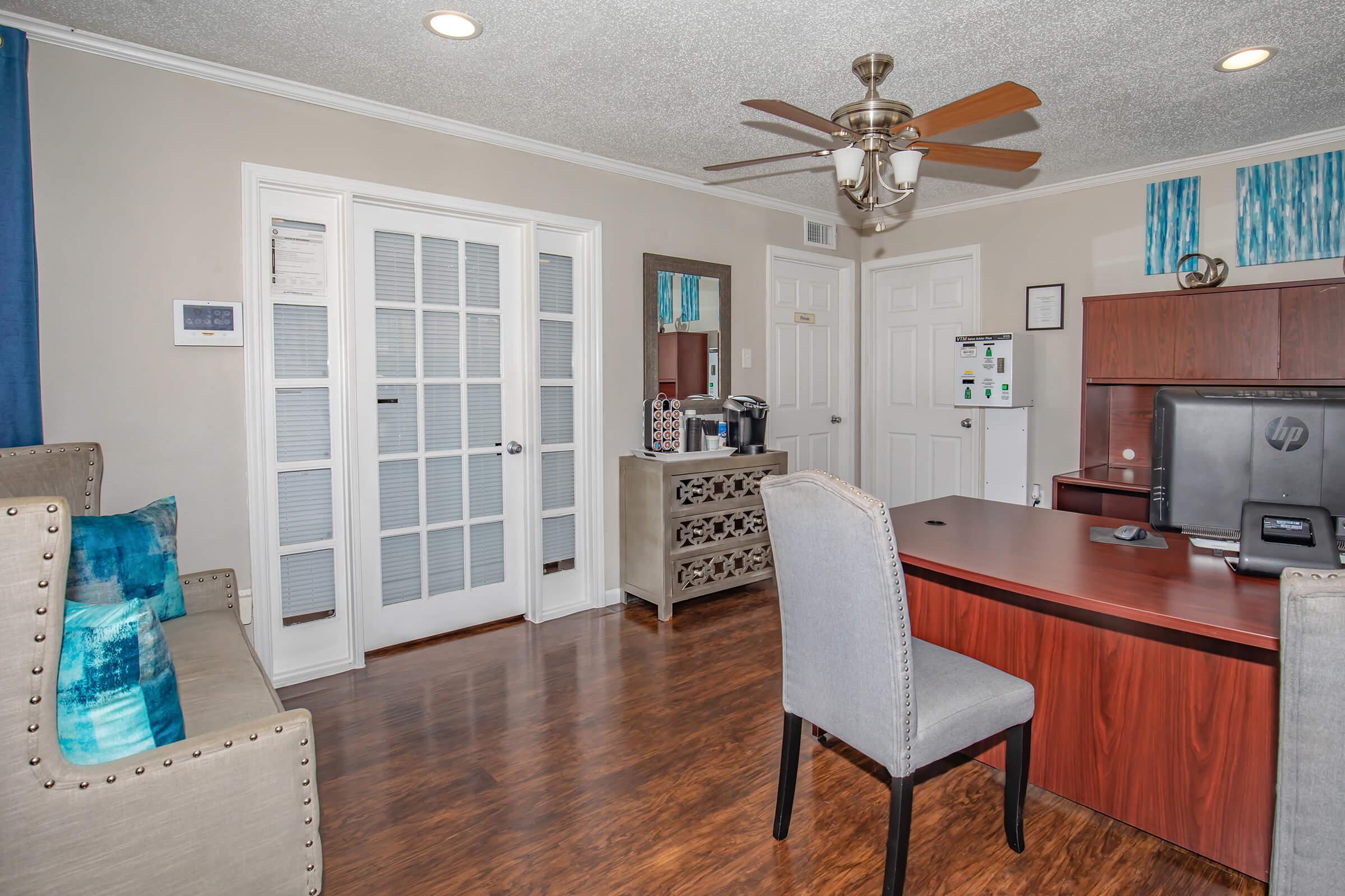 a kitchen with a dining room table