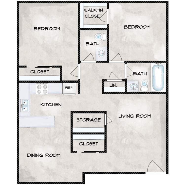Floor plan image of The Fern