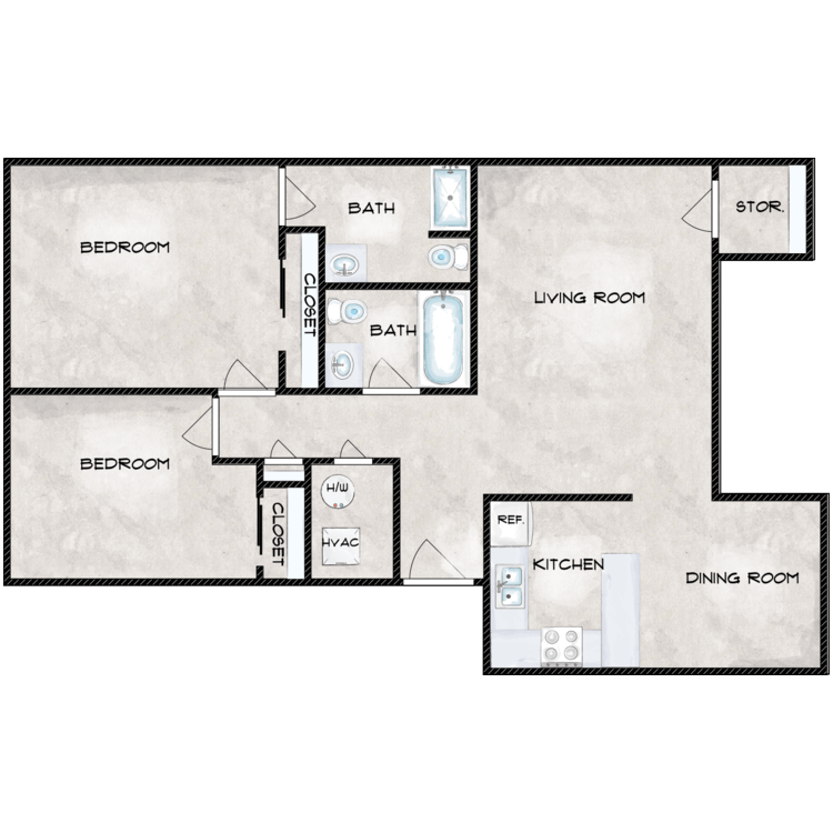 Floor plan image of The Bird of Paradise